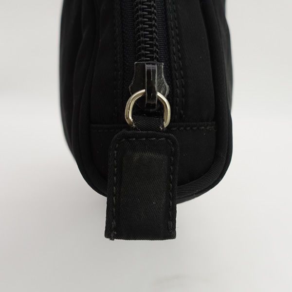 PRADA / プラダ □ポーチ 小物入れ ナイロン ブラック ブランド【中古  