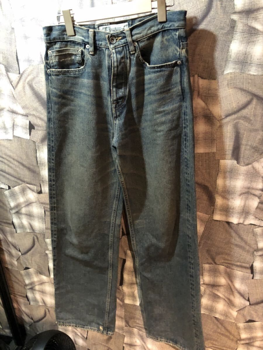 福岡出品 DAIRIKU straight denim pants 29 ダイリク ストレート