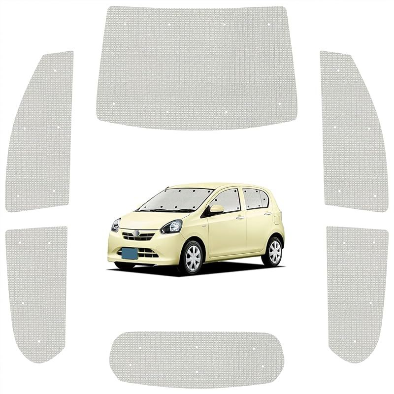 atmys サンシェード クラフト シェード 車 ミラ イース LA300 型 LA310 型 カーテン 車中泊 グッズ 対応 09s-h010-sa 0