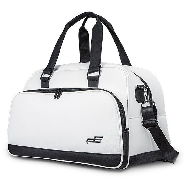 【ナイキ・絶版品　コバート赤/白】ゴルフ用ボストンバッグ　シューズ収納ポケット付き　ダブルジッパー ゴルフ ゴルフバッグ メンズ バッグ ボストンバッグ シューズ収納