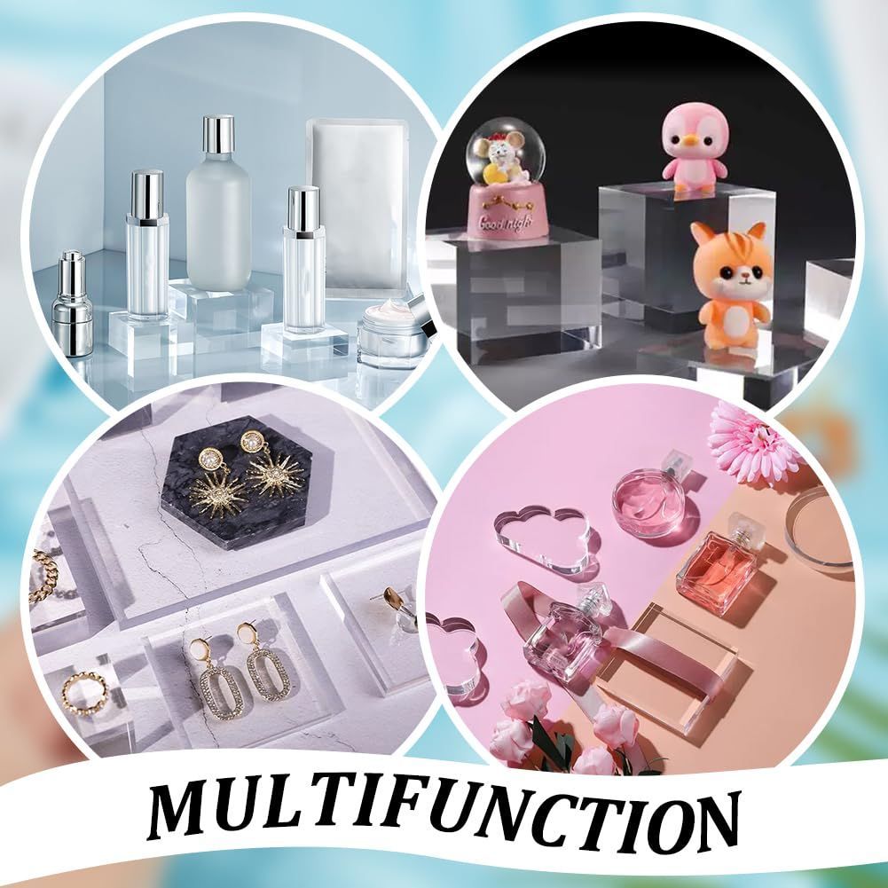 在庫処分】正方形 展示用ブロック アクリルスタンド アクリル展示台