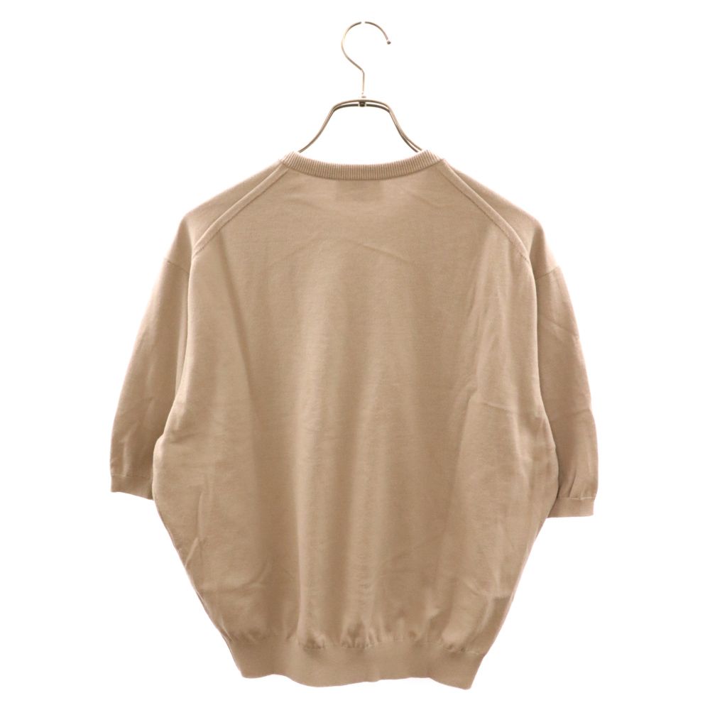 HERILL (ヘリル) COTTON CREWNECK SHORTSLEEVE SWEATER コットン