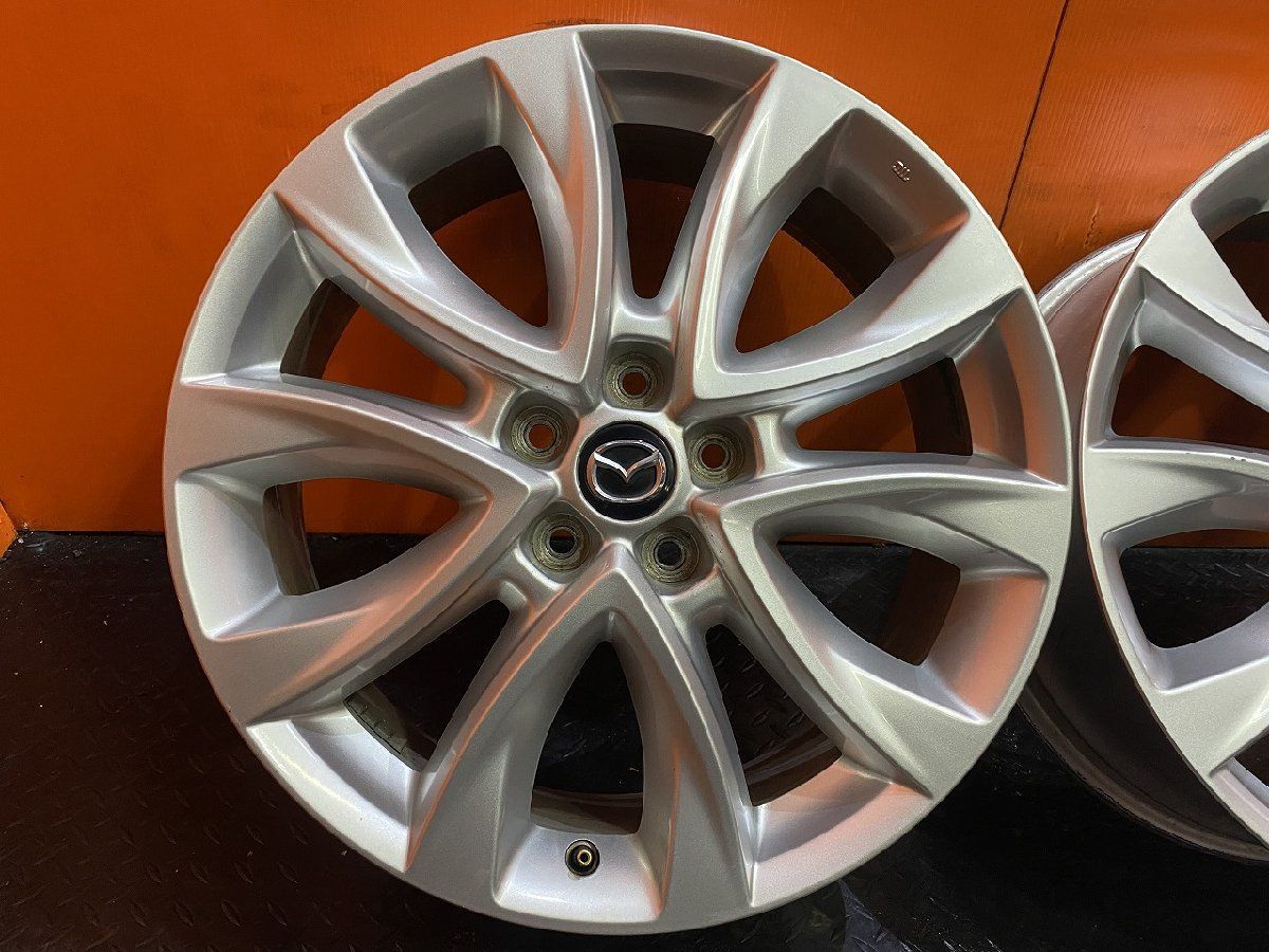 マツダ CX-5 純正19インチホイール １枚【送料込み】③ MAZDA マツダ CX-5 KE系 後期 純正 19インチ ホイール 4本 7J-19
