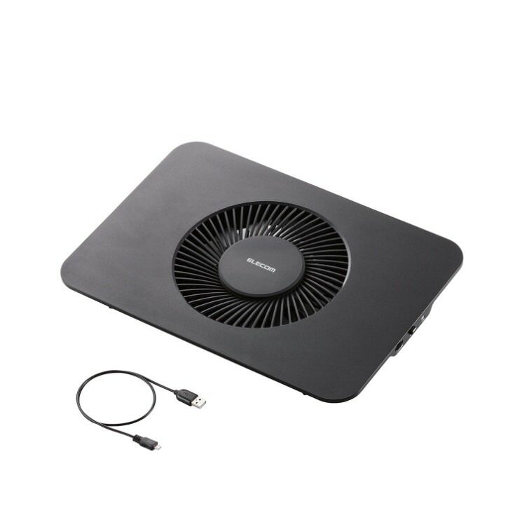 ノートPC用クーラー(静音・強冷タイプ) ELECOM エレコム SX-CL21LBK 【５営業日以内発送】 【佐川急便にて発送】