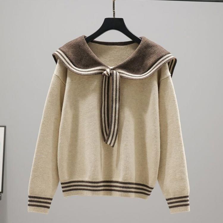 セーラー服 セーター セーラーカラーニット 襟付き ニット