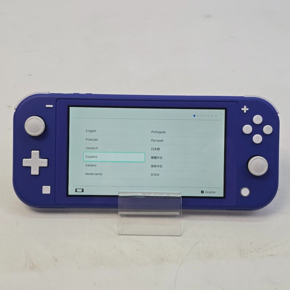 01w-5264 〇 Nintendo Switch Lite ニンテンドー スイッチ ライト ブルー HDH-001 XJJ 完動品 品