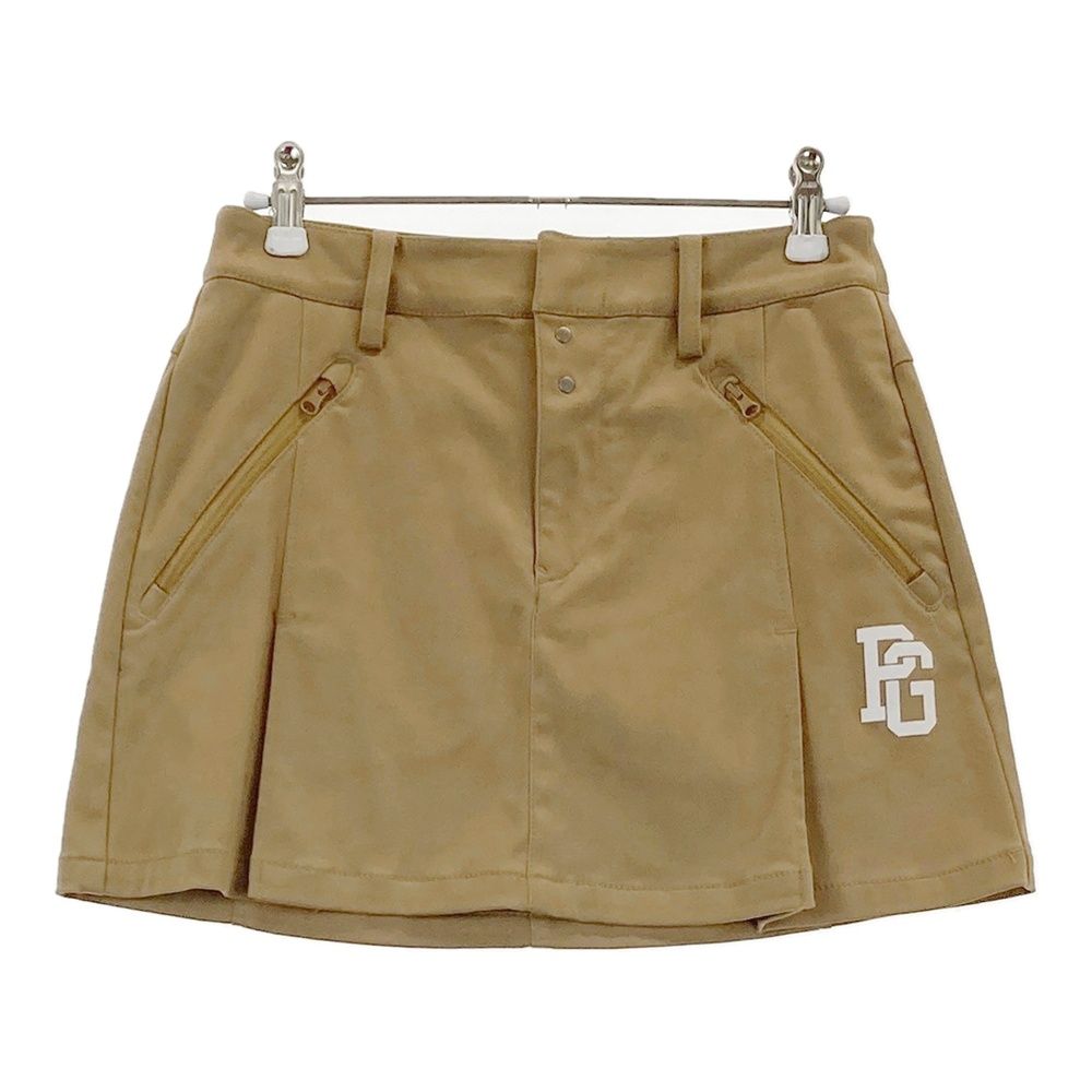 サイズ：0 PEARLY GATES パーリーゲイツ ストレッチスカート ブラウン