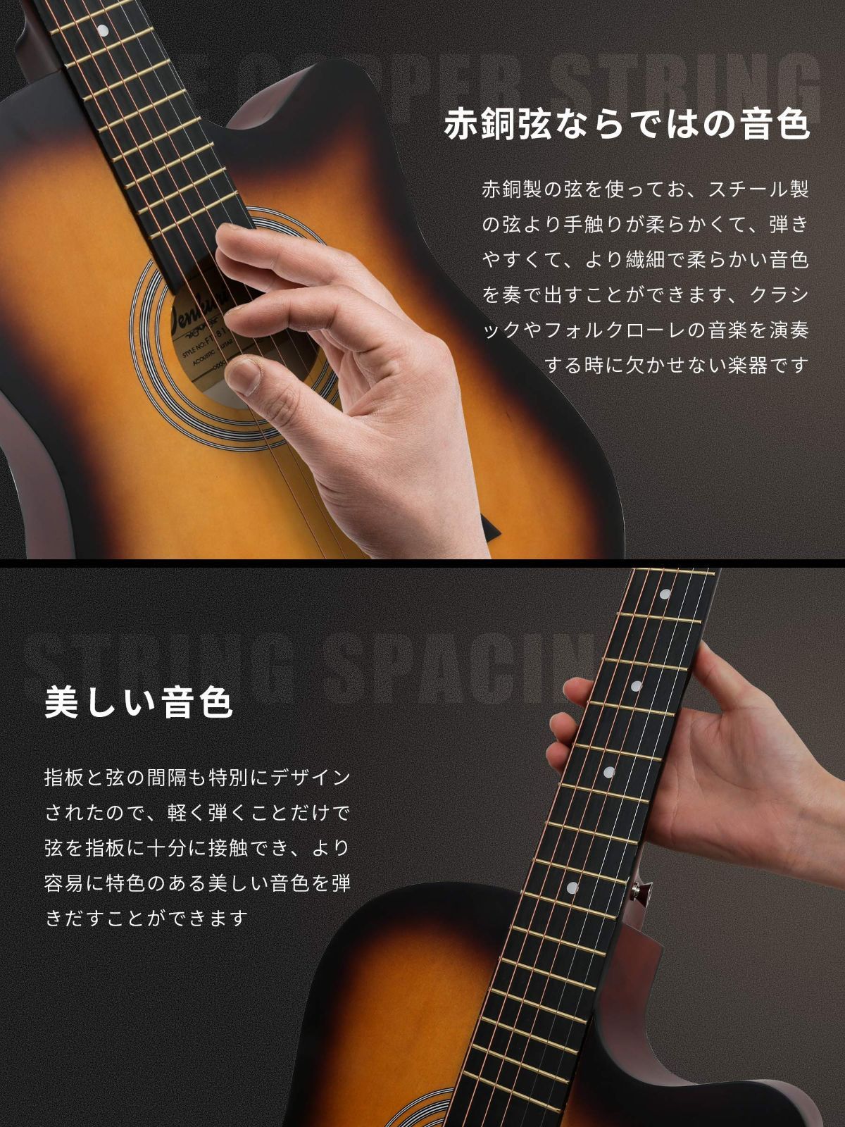  在庫 アコースティックギター 17点セット 入門セット 練習ギター ソフトケース付き ギター アコギ guitar YGRL-B その他 ギター