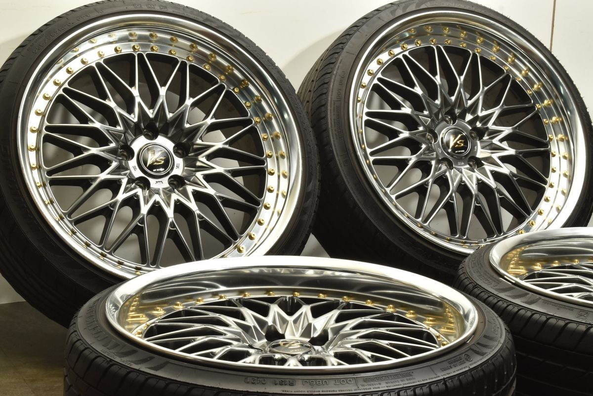 カスタム用に WORK VS XV 20in 9.5J 27 PCD114.3 ナンカン Noble Sport NS-20 235 35R20 アルファード ヴェルファイア 交換用 可