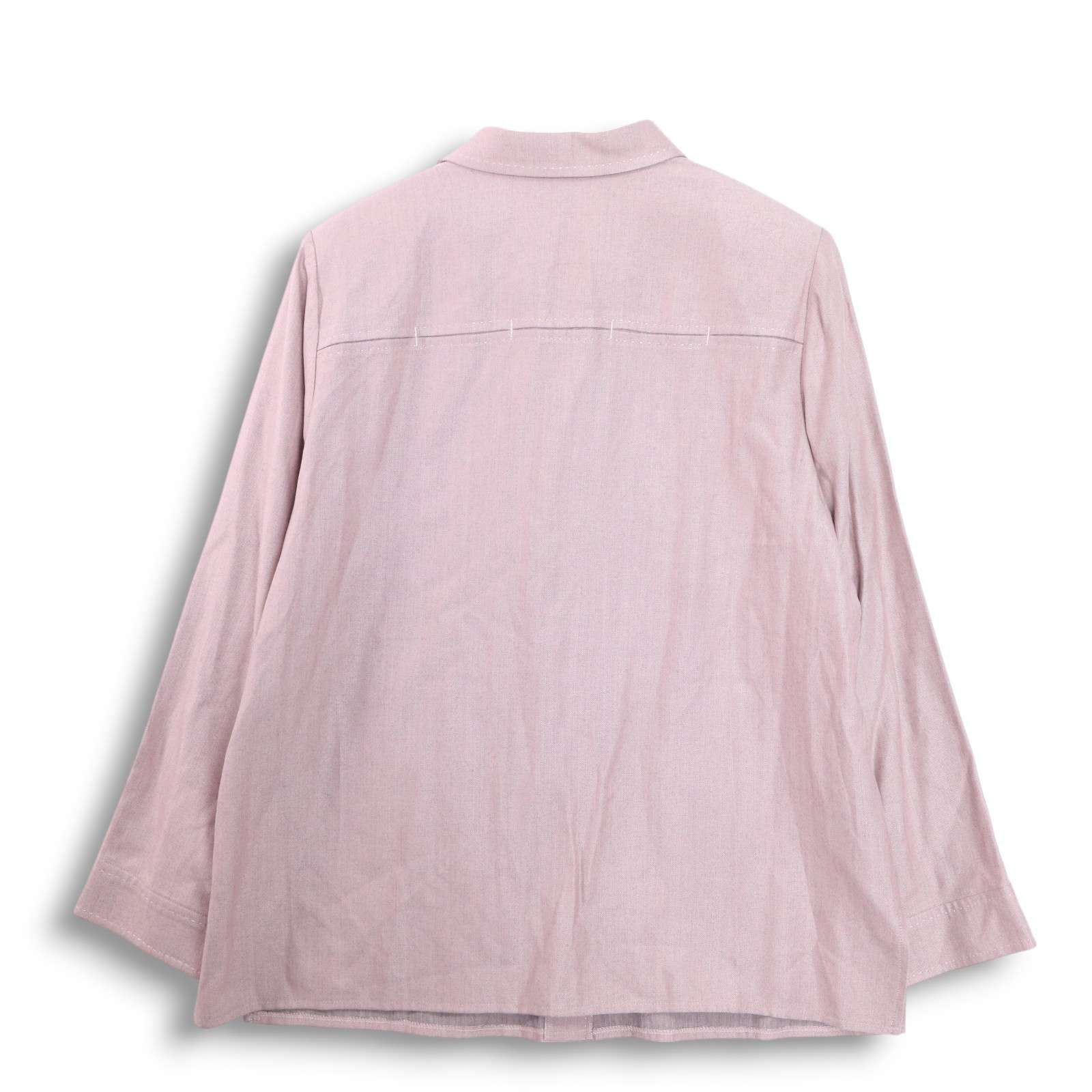 Leilian レリアン プラスハウス ウール シルク☆ 長袖 シャツ