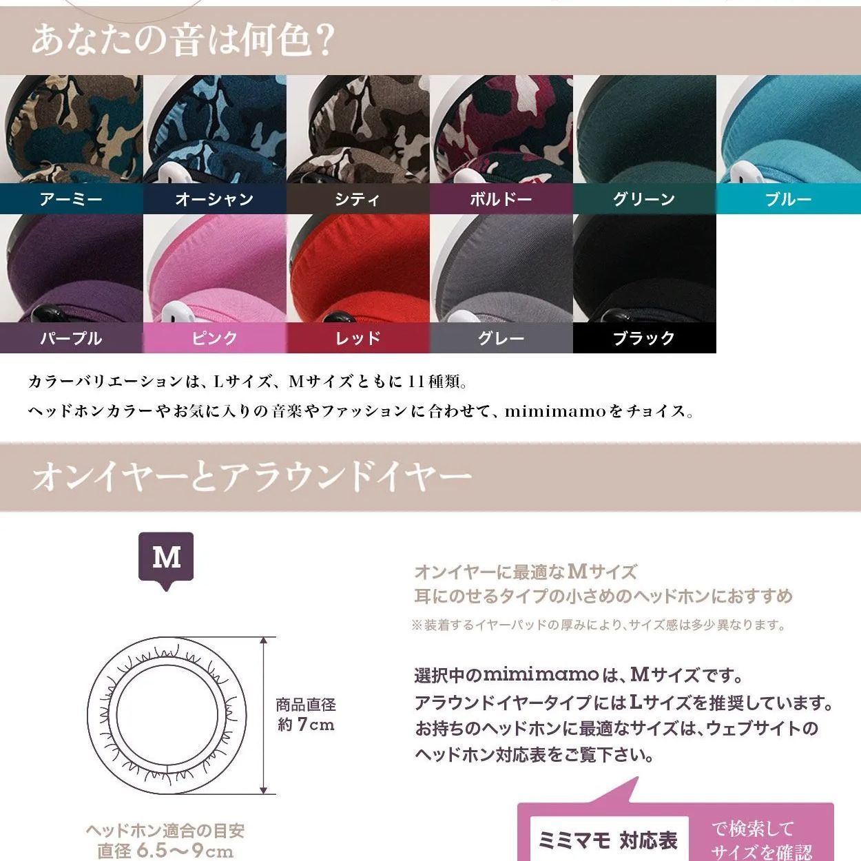 SENNHEISER GSP 107 のイヤーパッドの保護・修理に mimimamo SENNHEISER GSP 107 のイヤーパッドの保護・修理に mimimamo
