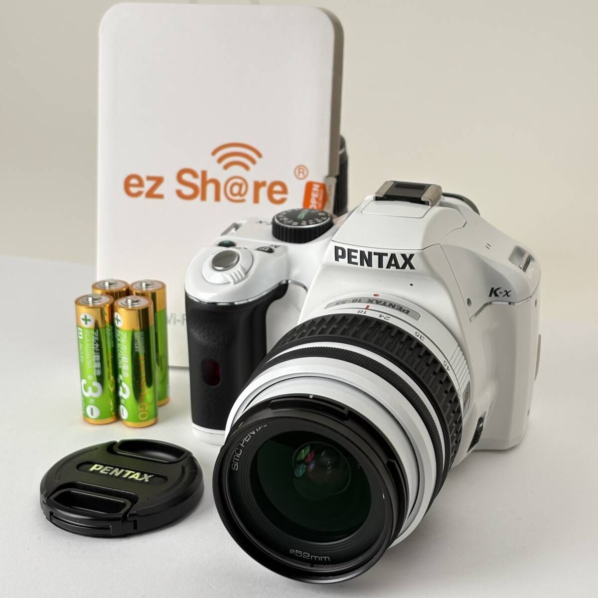 PENTAX K-x ホワイト デジタル一眼レフ Wi-Fiカード付き 040 - メルカリ
