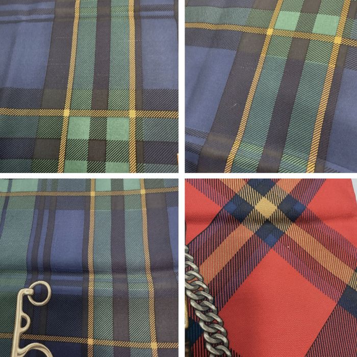 ラルフローレン Ralph Lauren スカーフ チェック柄 エンブレム