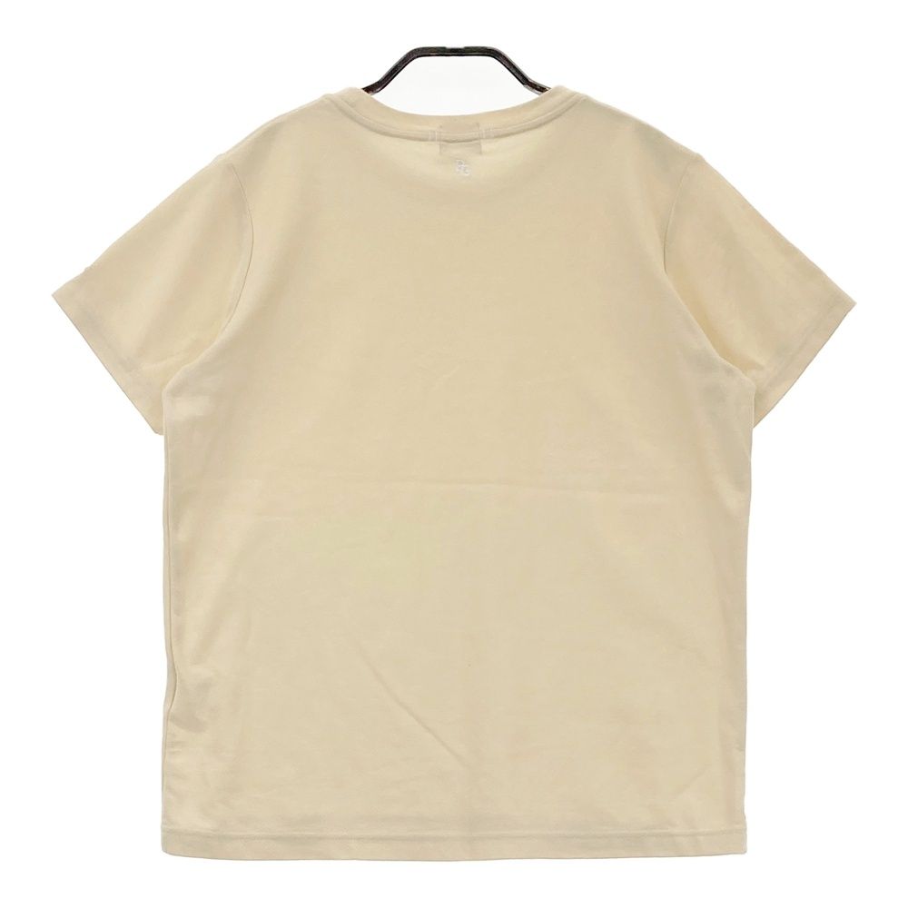 サイズ 1 PEARLY GATES パーリーゲイツ 2025年モデル ロゴ刺繍 クルーネック 半袖Tシャツ ベージュ系 240101530619 ゴルフウェア レディース ストスト