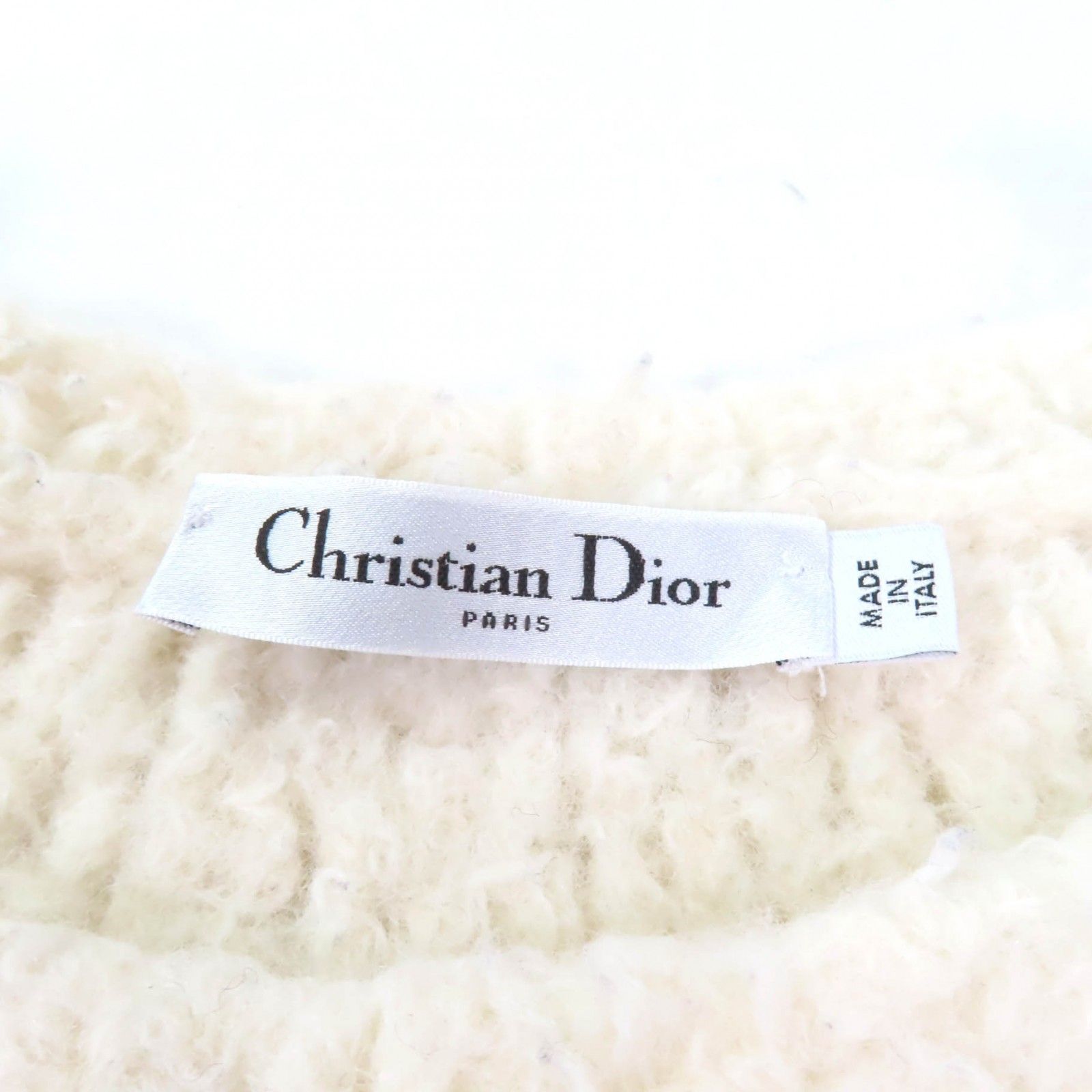 【Christian Dior】美品ディオール ヴィンテージロゴ ニットホワイト 楽天市場】DIOR(ディオール) サイズ:L ×Denim Tears 23AW