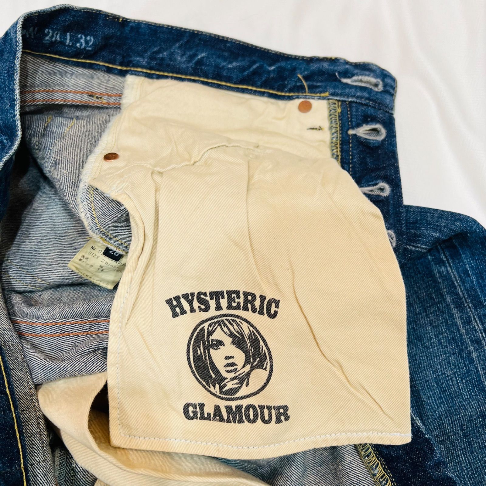 HYSTERIC GLAMOUR × 野口強　ストレートデニム　28インチ HYSTERIC GLAMOUR × 野口強ストレートデニム28インチ