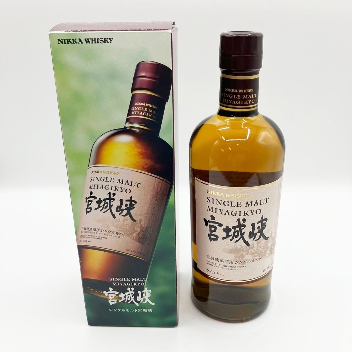 シングルモルト 宮城峡 ニッカ 45度700ml ギフト包装 箱なし 宮城峡
