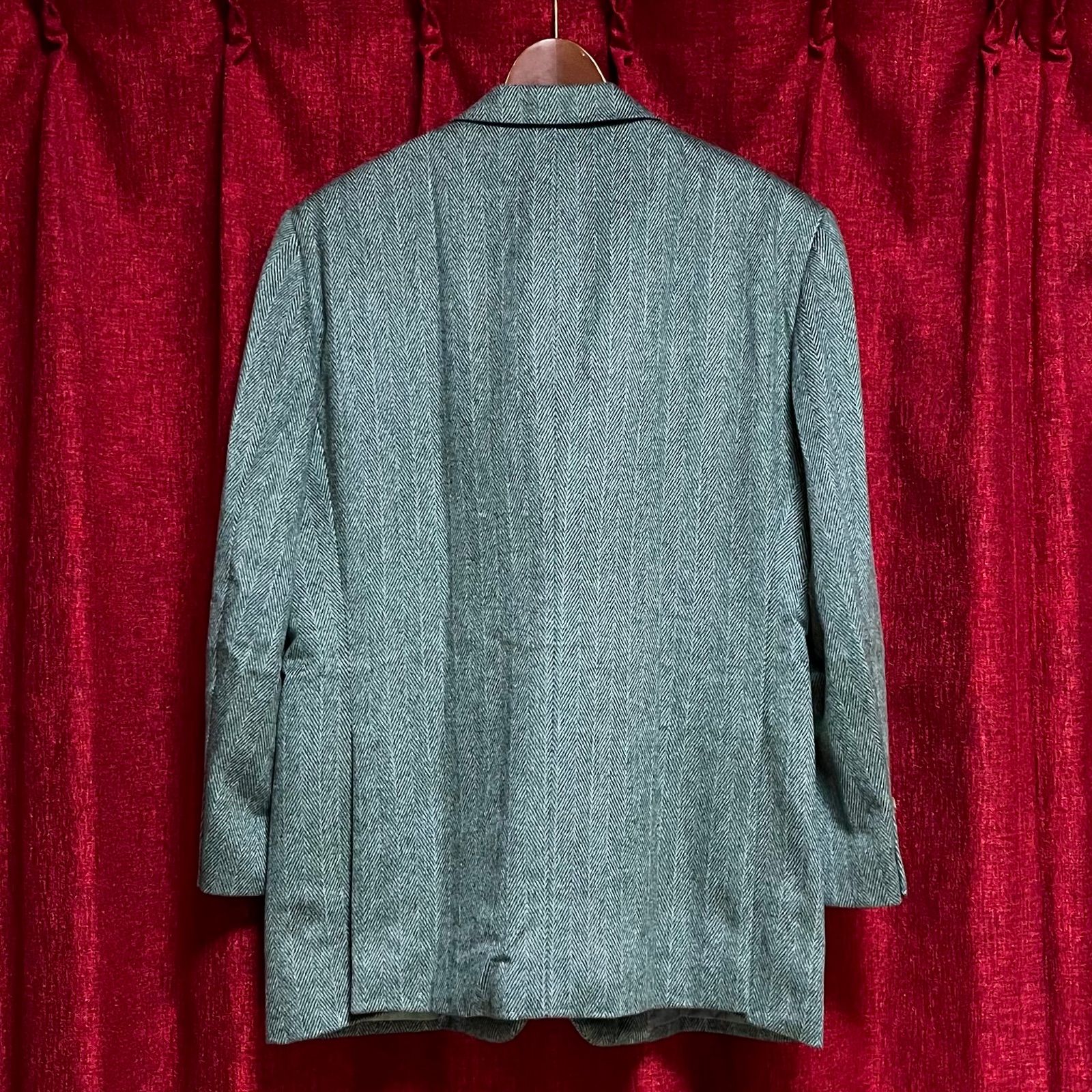 美品✨ Dominique France 絹麻綿 日本製 テーラードジャケット ドミニクフランス テーラードジャケット Dominique France ウール