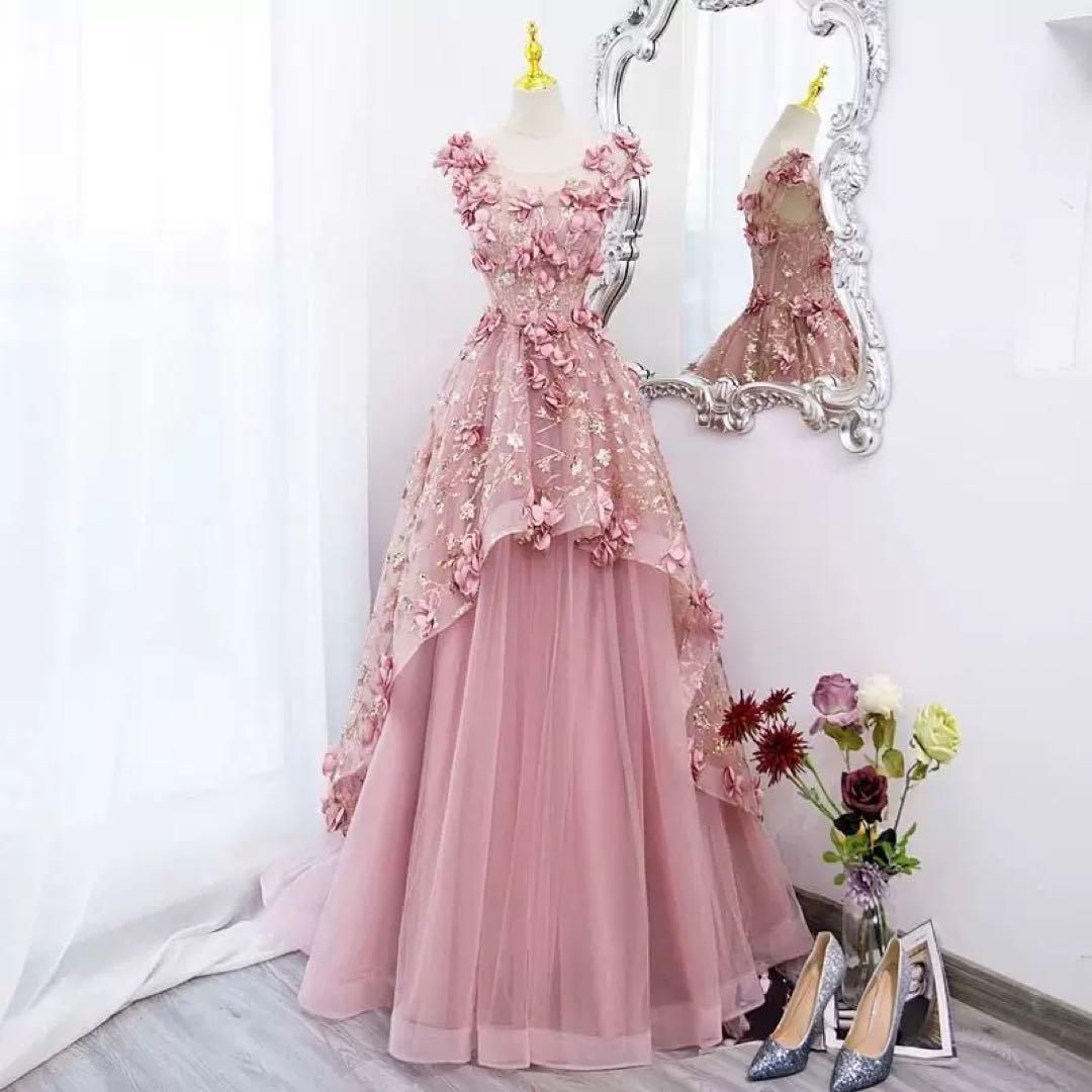 ドレス結婚式やフォトウェディングにも最適 発表会や演奏会にも 社交ダンスドレス ラテンダンス衣装 レッスンウェア ステージ衣装