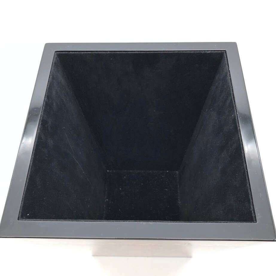 ss7895 【未使用品】 ダストボックス スクエア 高さ30cm ブビンガ
