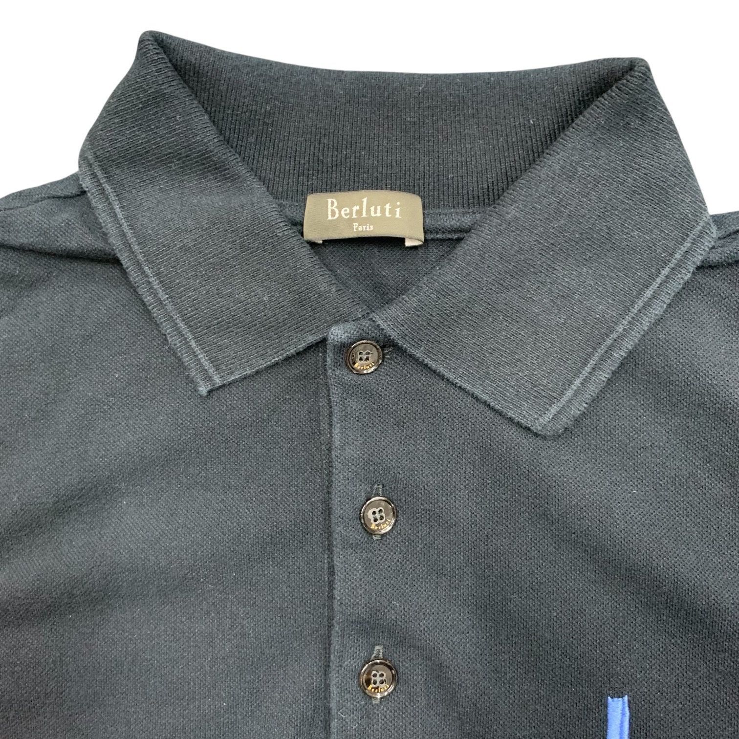 美品】BERLUTI ベルルッティ ポロシャツ カリグラフィー