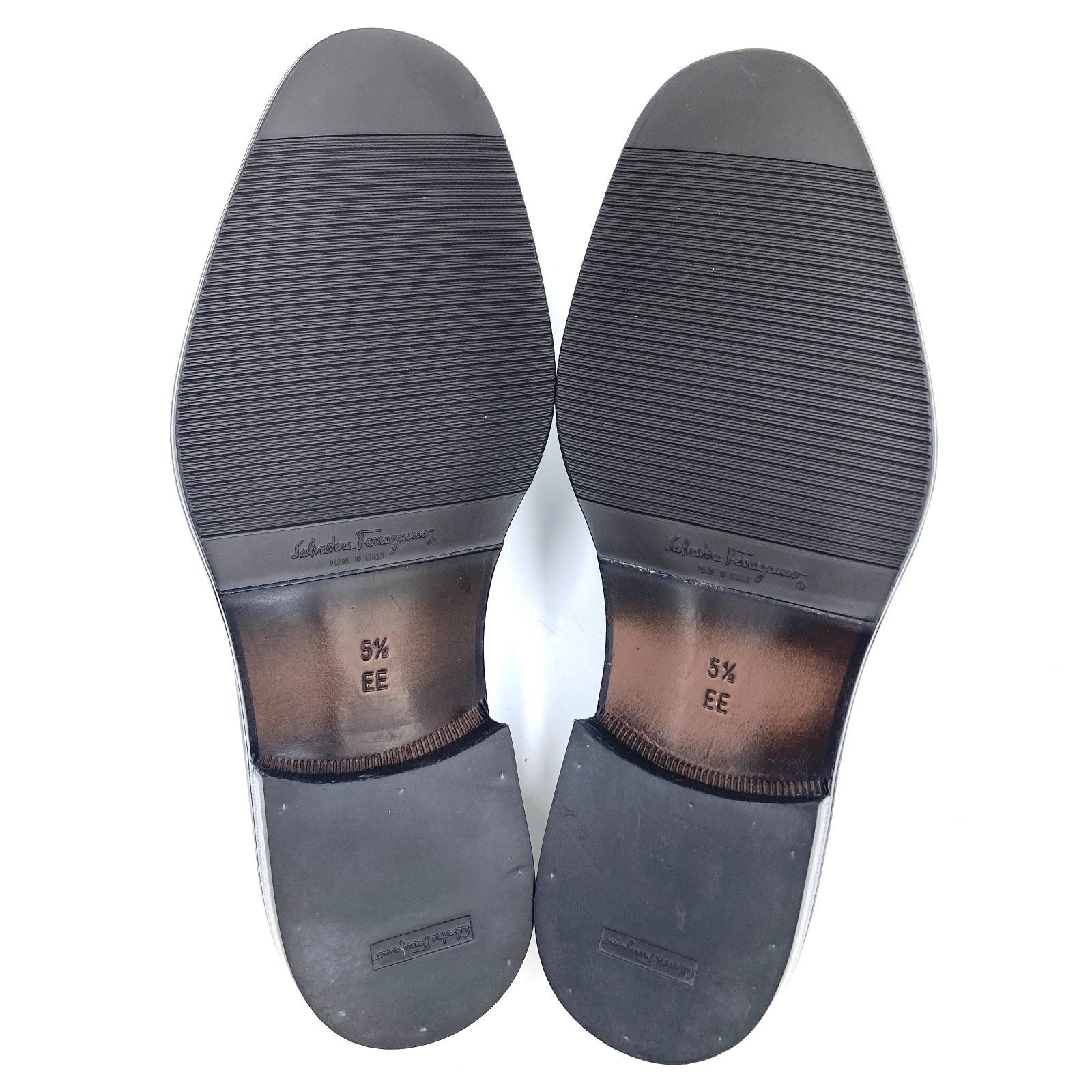 Salvatore Ferragamo ガンチーニ シューズ ローファー 5 1/2 EE レザー 