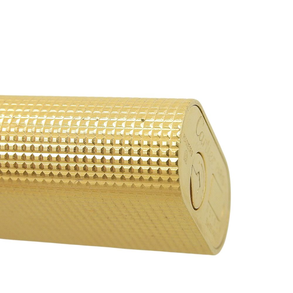 本物保証】 超美品 カルティエ CARTIER 格子柄 ガスライター ローラー  