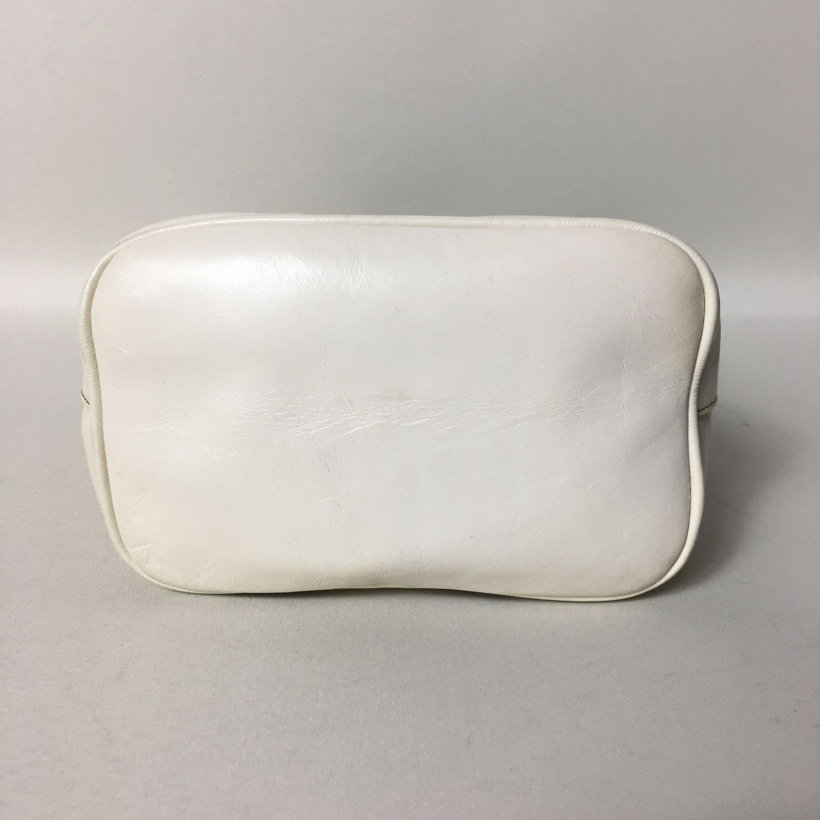 2506-72｜美品｜ヒロフ 2WAY ショルダーバッグ レザー ホワイト 2506-72｜美品｜ヒロフ 2WAY ショルダーバッグ レザー ホワイト