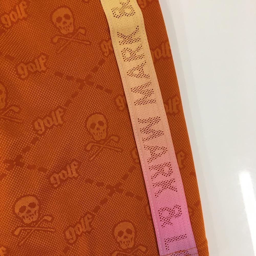 ☆特価☆【超美品】マークアンドロナ ハーフパンツ オレンジ スカル