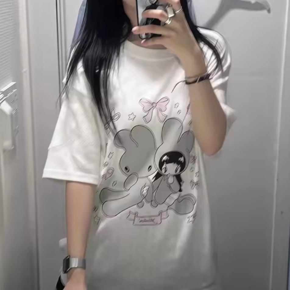 NewJeans ダニエル birthday Tシャツ NEW JEANS ダニエル 】韓国 半袖tシャツ オーバーサイズ WHITE