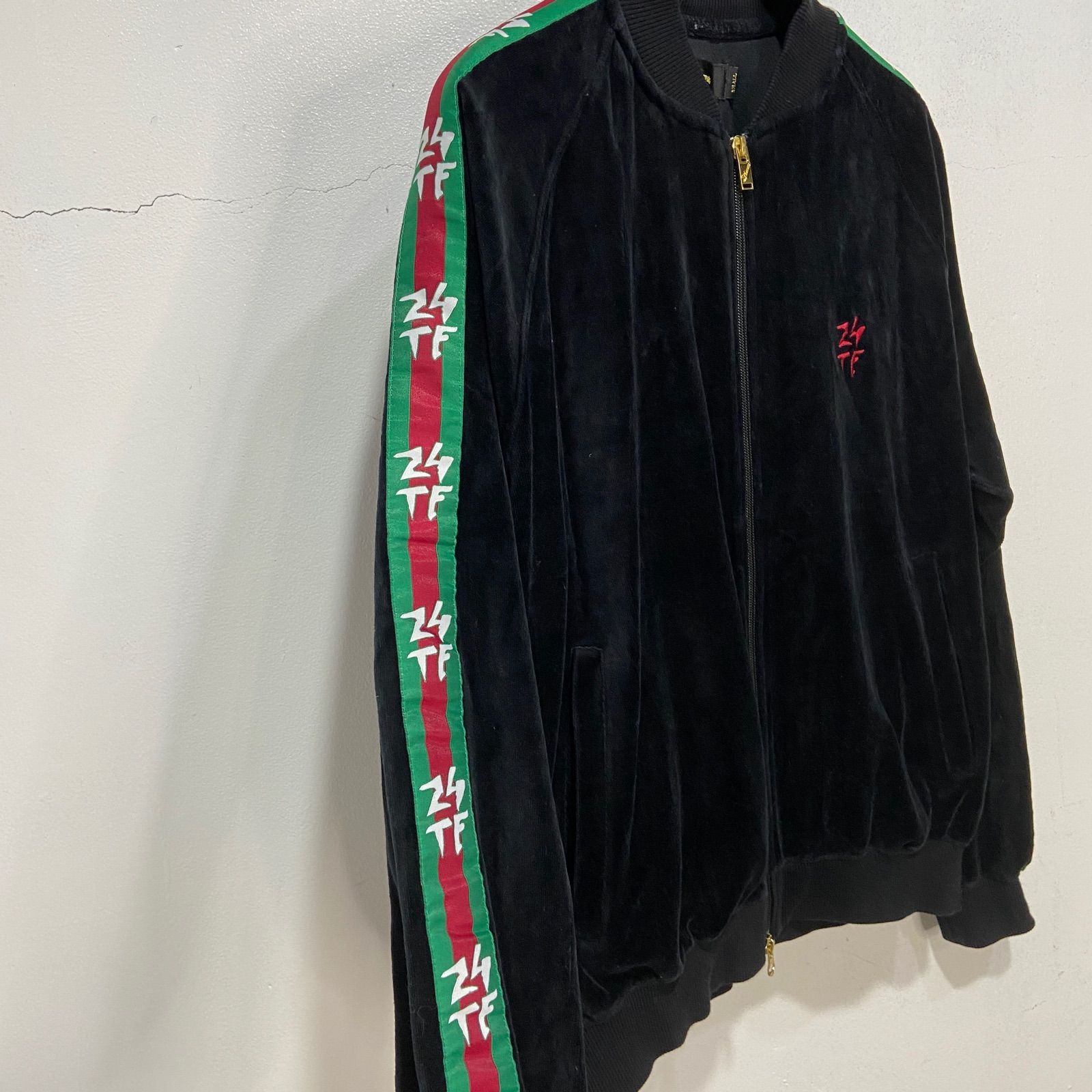 ☆24karats☆24カラッツ☆ベロアジャージ☆ベロアトラックジャケット