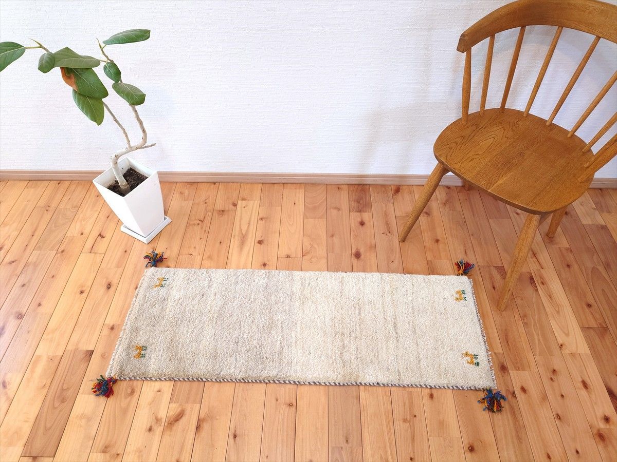 ペルシャ ギャッベ ミニランナー 細長いラグ 113x40 ペルシャ ギャッベ ミニランナー 細長いラグ 113x40