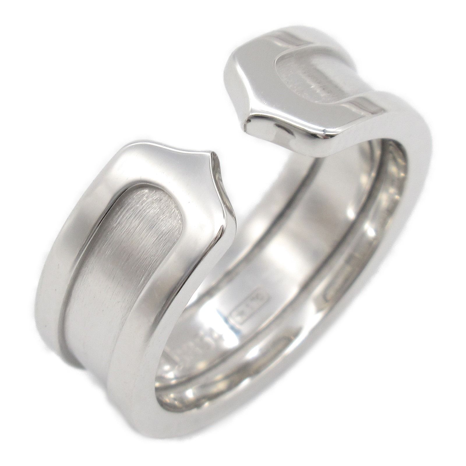 カルティエ CARTIER リング 指輪 C2リング B404548 K18WG ホワイトゴールド C2リング ユニセックス Used A