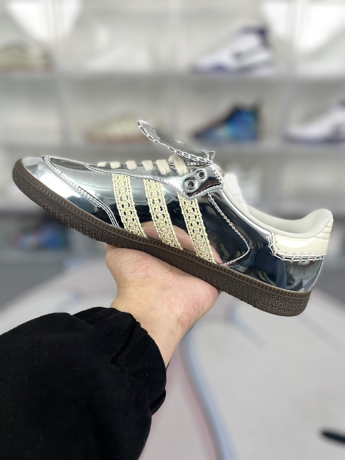 新品未使用 箱付Wales Bonner × adidas Samba Silver アディダス