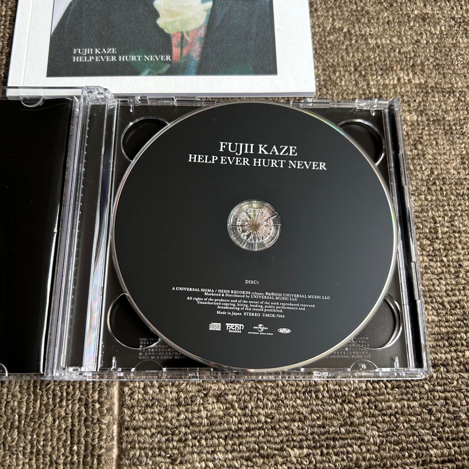 藤井風 HELP EVER HURT NEVER CDアルバム（初回盤）