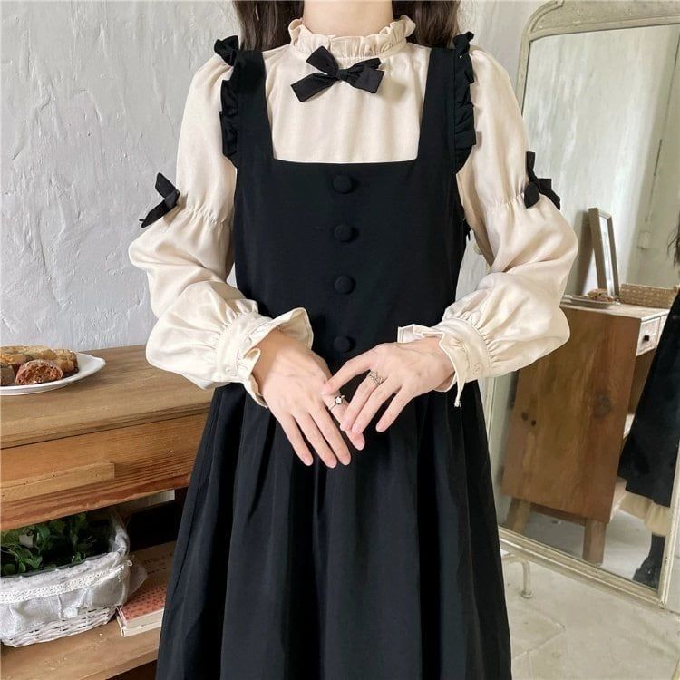 新品】スウィートガーリー♡フリルワンピースセットアップ レディース