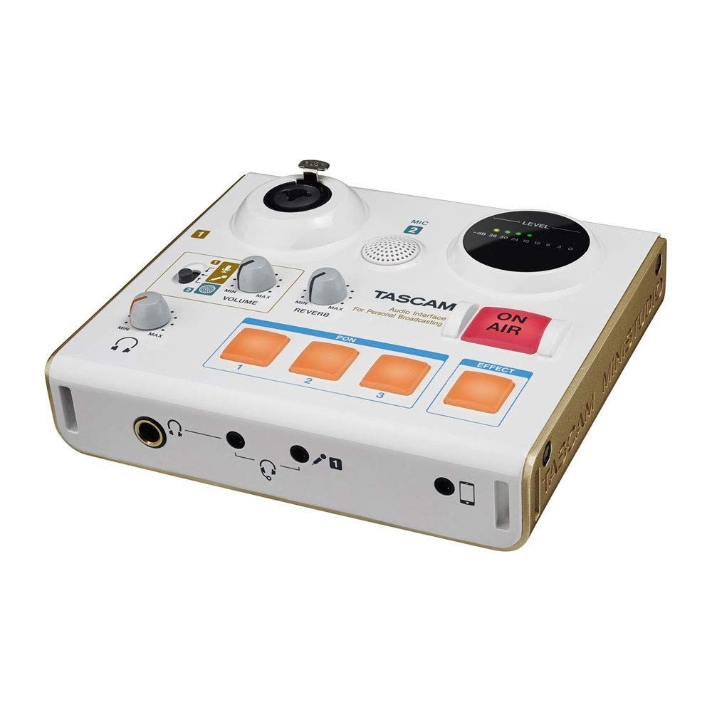 TASCAMタスカム MiNiSTUDIO PERSONAL US-32W ポッドキャスト ボイスエフェクト リバーブ 効果音再生 Youtube 配信機材 ミキサー ゲーム実況 カラオケ