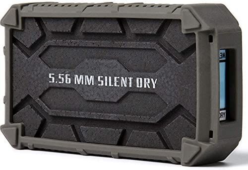 グリーン SILENTDRY PIONEER 半永久強力除湿石 繰り返し使える 除湿剤 乾燥剤 強力除湿 エコ パイオニア コンパクト 手のひらサイズ 1個120gで20リットルの空間を30日除湿 ミリタリー (グリーン)