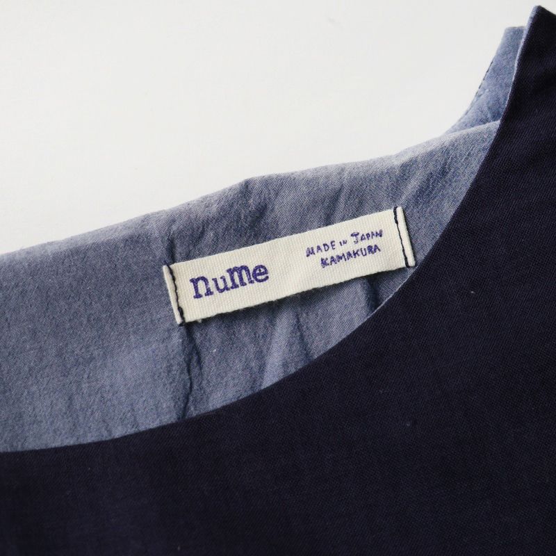 nume ヌメ シアー ブラウス パラスパレス 3 日本製 パラスパレス ヌメ Pal'las Palace nume コットンプルオーバー