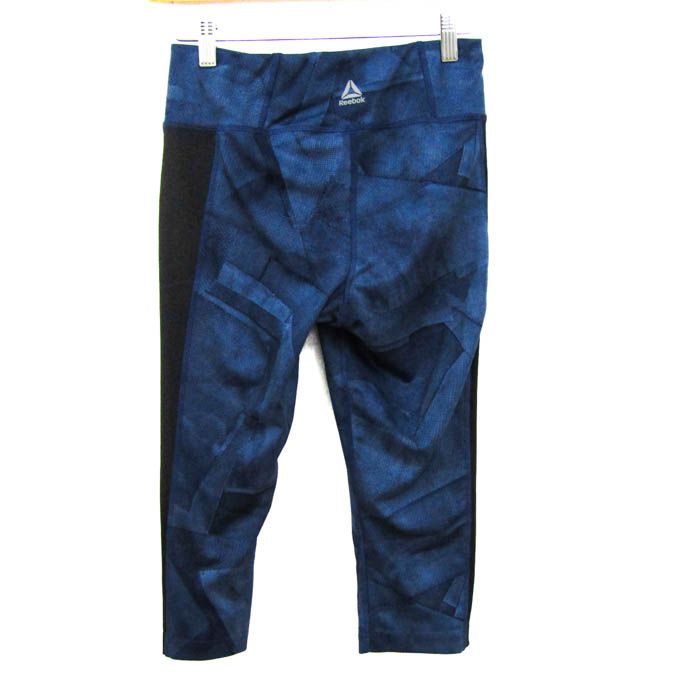 Reebok レギンス　青 ワークアウト レディ メッシュ レギンス / Workout Ready Mesh