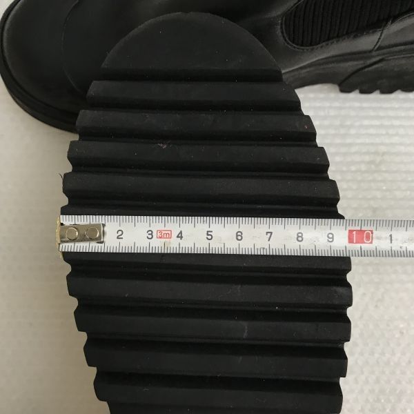 ザラ&frasl;ZARA TRF☆トラックソール&frasl;リブニット&frasl;ショートブーツ36&frasl;size