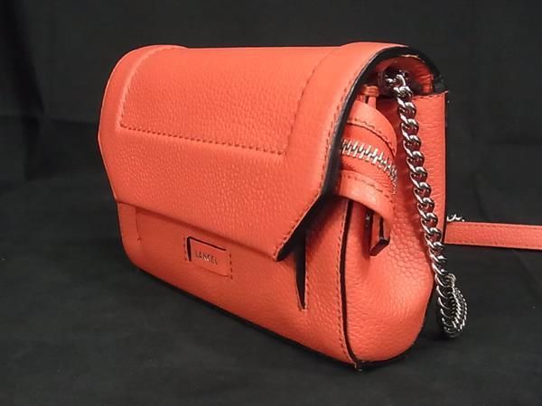 □新品□未使用□ LANCEL ランセル レザー チェーン クロスボディ 