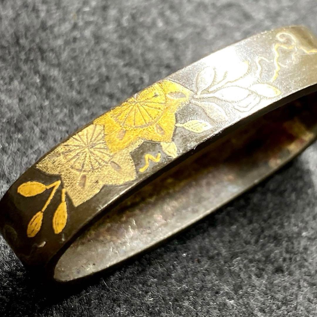 江戸時代 金象嵌縁頭 木箱付 24g 東Y6-0819☆2Fタカニ - メルカリ