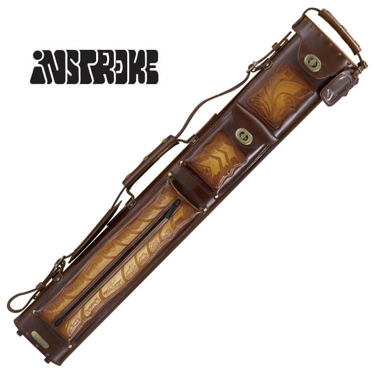 Instroke INSINS-24ENG Saddleシリーズ 2バット4シャフト 本革ケース 2B/4S