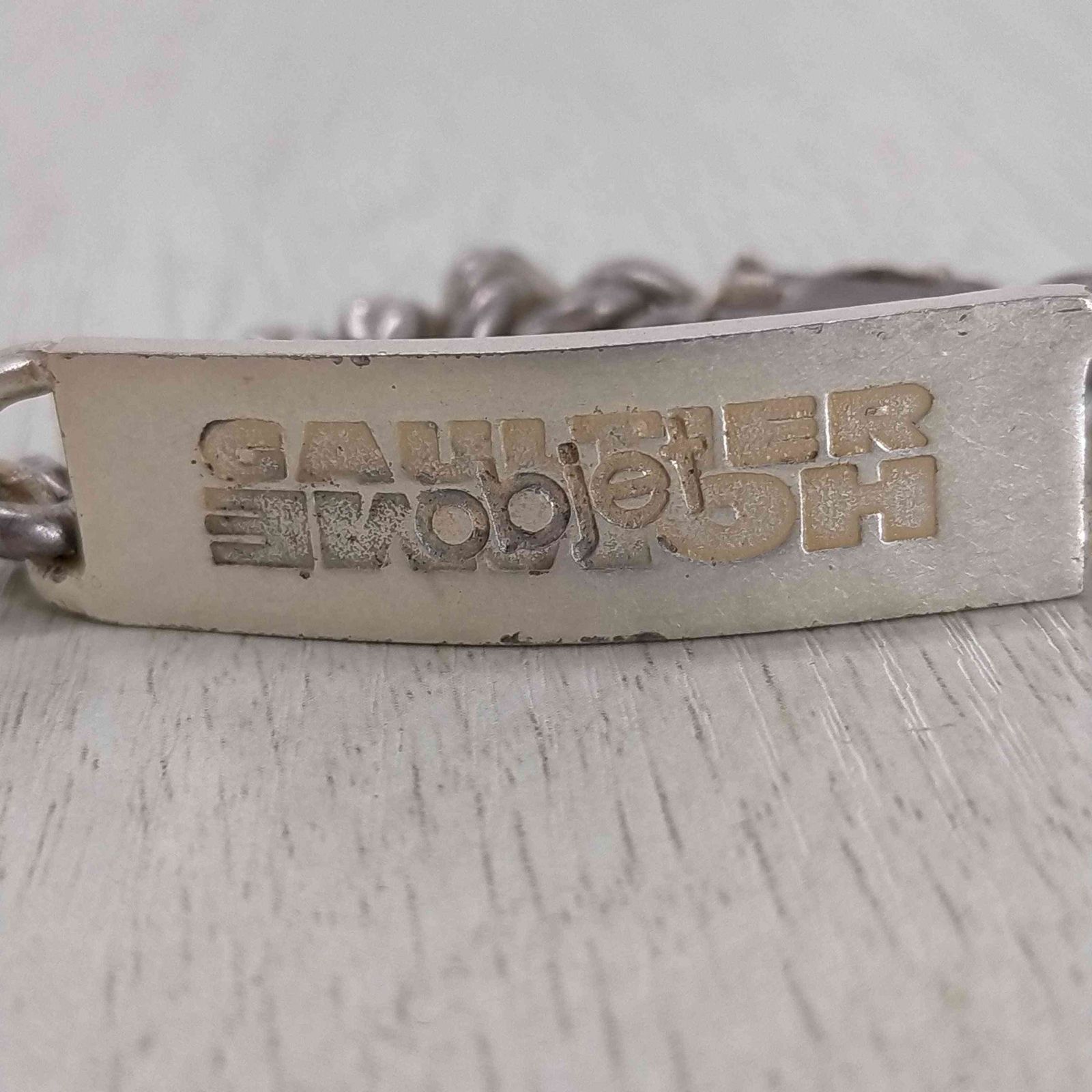 ゴルチエオムオブジェ GAULTIER HOMME objet プレート チェーン