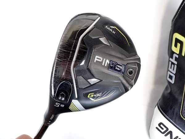 左用 ピン G430 MAX フェアウェイウッド ALTA J CB BLACK 5w 18度 S 日本仕様