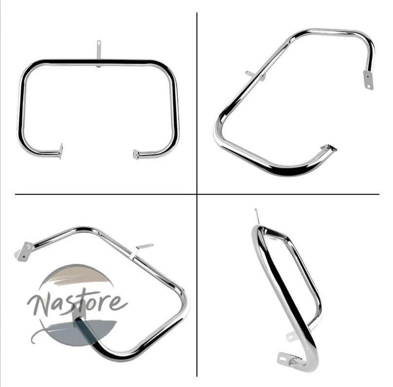 ホンダ HONDA シャドウスティード クローム バンパーフレーム エンジン ガード ランディングクラッシュバー バイク VT400 VLX600 VT600 199 BRIGHTFACE_UK