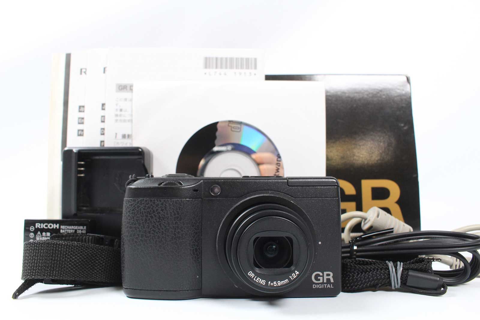 リコー Ricoh GR Digital II 10.1MP digital Camera Black Body 元箱 Z4541A