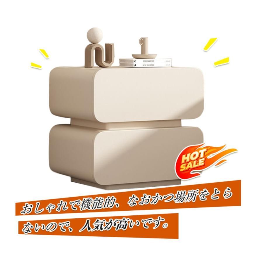 ベットサイドテーブル 多機能