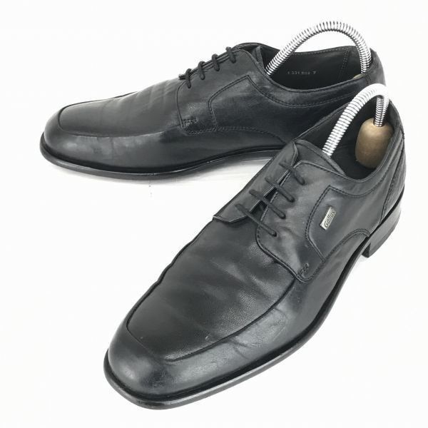 ドイツ老舗 GALLUS ガルス 本革 Uチップ 25.5 黒 ドレスシューズ ビジネス◆MD-147
